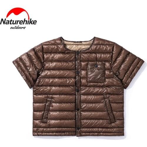 Naturehike light down short sleeve white goose down outdoor leisure fashion down vest