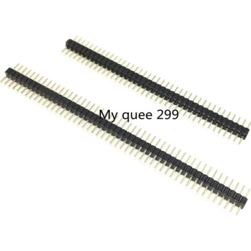 1.27mm pitch Single row pin 1*40P/1*50P 1.27 single row Straight pin / plug Environmentally friendly gold-plated copper