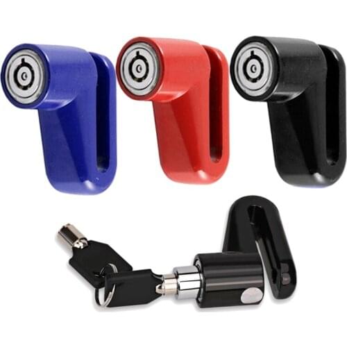 Wholesale 1Pc Scooter Bike Safety Lock Anti Theft Disk Disc Brake Rotor Lock for Outdoor Motorcycle Bicycle Cycling Accessories