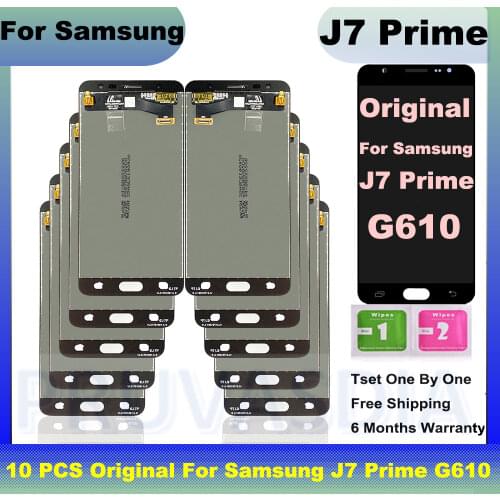 10 PCS/Lot Original Display For Samsung Galaxy J7 Prime 2016 LCD Display Touch Screen For Samsung J7P LCD Digitizer Assembly