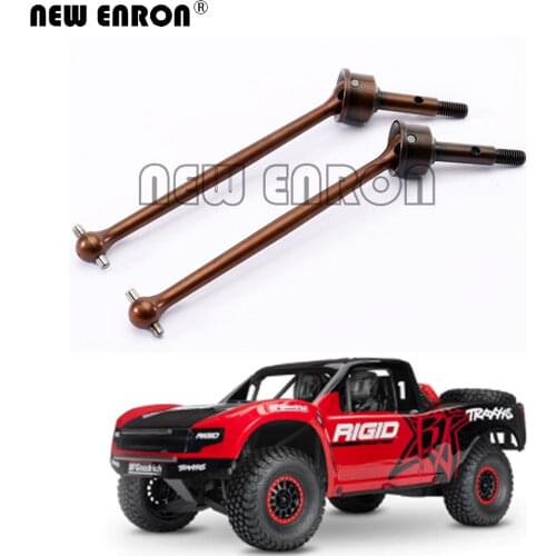 #8550 & 8553 2Pc Harden Steel Thicker Front CVD Drive Shaft for RC Car Traxxas 1/7 UDR Unlimited Desert Racer 85076-4 85086-4