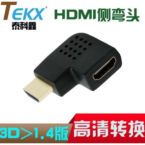 HDMI female male HDMI elbow adapter right-angled right bend 90 degree elbow scoliosis male to female HDMI