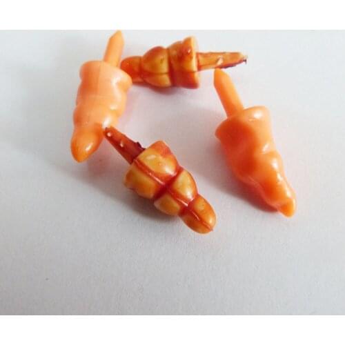 300pcs/lot 25x9mm 13x22mm plastic toy nose(no washer) for diy doll accessories size option