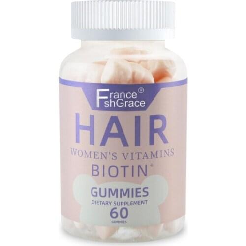 Private Label & GMP Manufacturer of Vegan and Sugar free Hair Vitamin Gummies