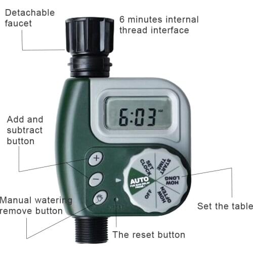 Garden Water Timer Ball Valve Automatic Electronic Watering Timer Home Garden Irrigation Timer Controller System