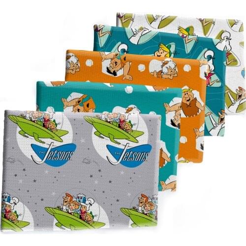 Cartoon Moive Character Design Printed Bullet Textured Liverpool Patchwork Tissue Kids home textile 50*145cm