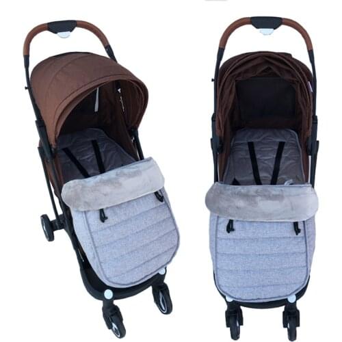 Universual Stroller Accessories Sleeping Bag Sleepsacks Cotton Cushion For Trolley Seat Thick Warm Footmuff for Baby Pram