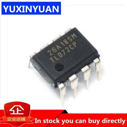 100pcs/lot TL072CP DIP8 TL072 DIP TL072CN DIP-8 new and original IC