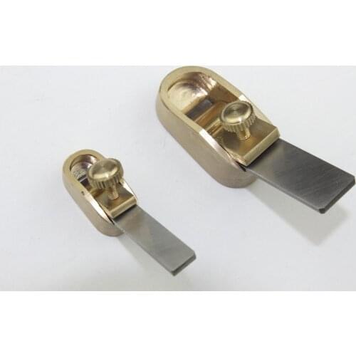 2 pcs various size Brass Mini planes woodworking planes, violin making tools