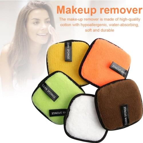 5Pcs/12Pcs Reusable Cotton Pads Makeup Remover Washable Facial Cleansing Double Layer Sanitary Washable Pad Face Cleaning Tool