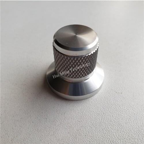 2pcs aluminum knob potentiometer knob 25*22*6mm Sleek potentiometer cap car knob switch cap Encoder for HIFI amplifier