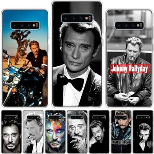 Johnny Hallyday Music Black Phone Case For Samsung Galaxy A51 A71 A50 A70 A80 A90 A01 A6 A7 A8 A9 A10 A11 A20 A21 A30 A40 A41 Pl