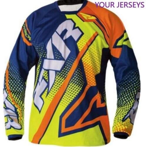 Long Sleeve Cycling Jerseys MTB Boys Mountain Bike Clothing Motocross Jersey Downhil Mountain Bike DH Shirt FXR DH bike