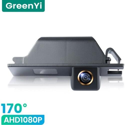 GreenYi 1080P HD 170° Car Rear View Camera For Opel Astra Corsa Meriva Vectra Zafira FIAT Grande Punto Reverse 4 pin Vehicle AHD