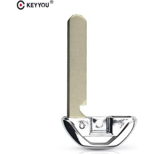 KEYYOU 10pcs Remote Car Smart Insert Key For Honda Accord Odysee Civic 2016 2017 2018 Replacement Emergency Blank Uncut Blade