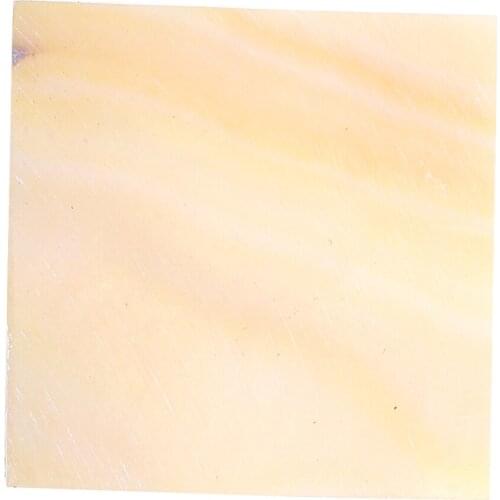 Musiclily Pro Natural Mother of Pearl Guitar Inlay Material Blank Sheet 25x25x2mm, Gold Pearl