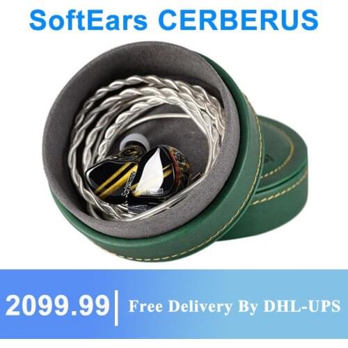 SoftEars CERBERUS In-Ear Earphone 1DD+4BA+2EST Hybrid Drivers HiFi Earbuds with Detachable Cable