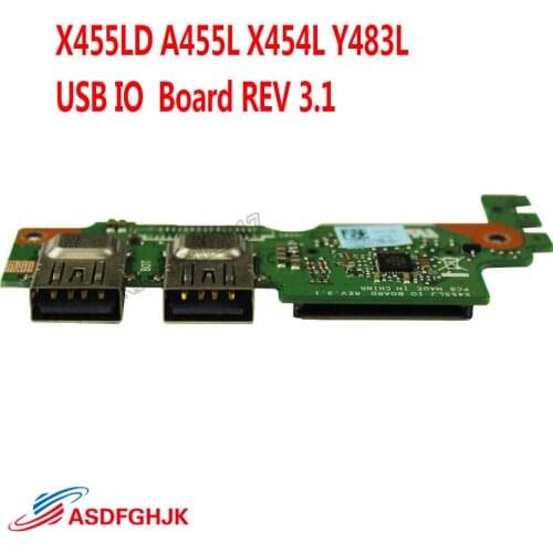 Original for ASUS laptop X455L X455LD IO BOARD usb sd card board X455 14010-00390200 cable 100% TESED OK
