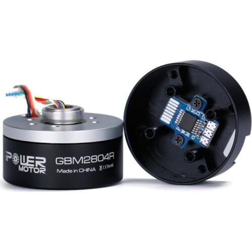 IPower Motor GBM2804R 2804 Gimbal Motor with Aluminum case /Slipring /AS5048A Magnetic Encoder for camera stabilizer