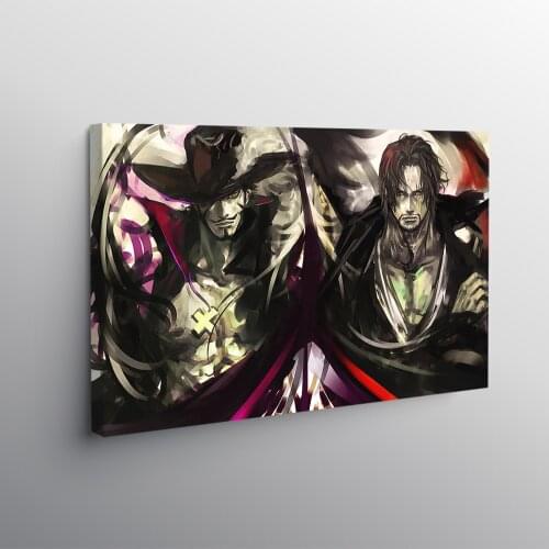 One piece Hawk Eyes Mihawk shanks Anime Poster Canvas Wall Art Decoration prints Dorm living room Home bedroom decor Painting
