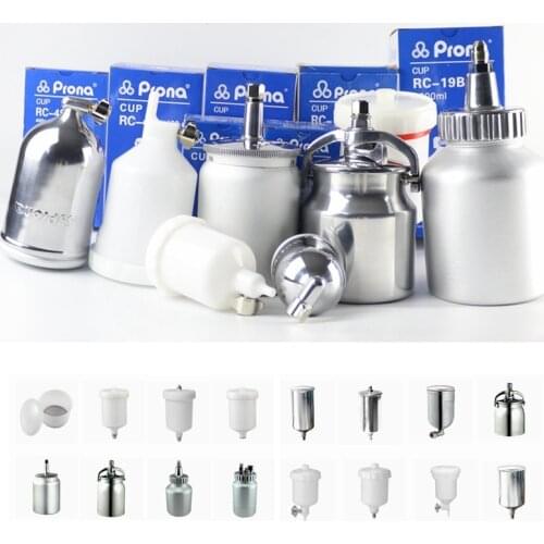 Professional Paint Tank Spray Gun Power Tool Accessories Oil Coating Container Cup Painting 1000/700/600/400/250/150cc for W-101