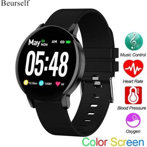 Smart Watch R5 Bluetooth Music Control Fitness Tracker Smartwatch Blood Pressure Heart Rate Monitor Men Women Sport Band