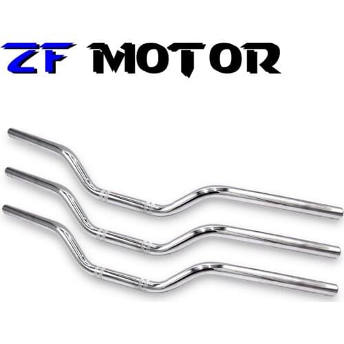 Universal Fit Motorcycle 7/8" 22mm Chrome Tracker Handlebars Drag Bar 1pcs For Honda Yamaha Suzuki Custom