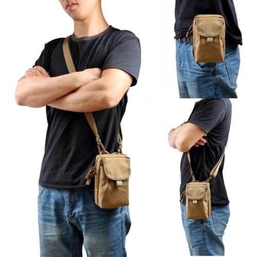 CQC Military Molle Tactical Waist Pouch Shoulder Bag Outdoor Sports Running Phone Case EDC Tool Camping Hiking Hunting Bags