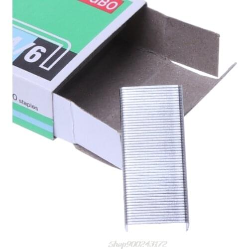 1000Pcs/Box Metal Staples No.12 24/6 Binding Stapler Office Binding Supplies School Stationary Jy21 20 Dropship