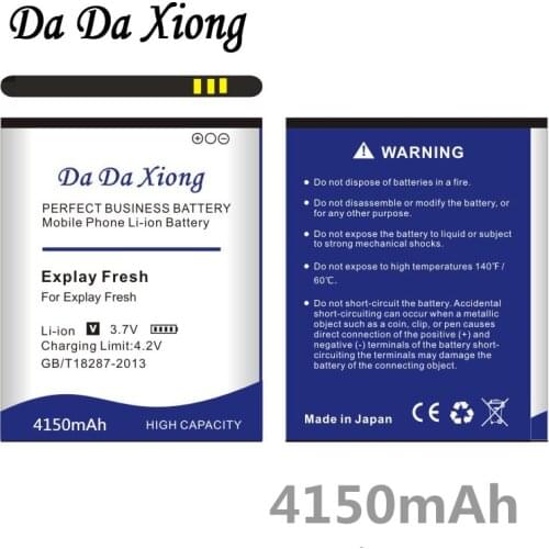 DaDaXiong 4150mAh Battery for Explay Fresh Explay Vega Explay A500 Wiko Bloom Wiko Cink Five Wiko Rainbow phone