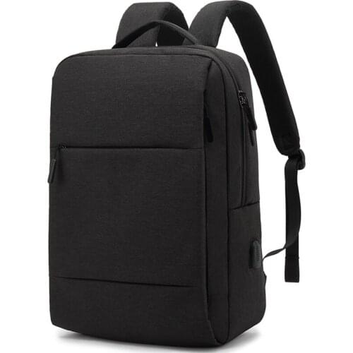USB Rechargeable Business Gift College Computer Backpack Large Capacity Student Backpack Multiple Compartments Backpacks for Men