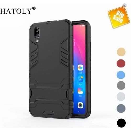 For Cover Vivo X21 UD Case Shockproof Armor Hard Cover Vivo X21 UD Silicone Anti-Knock Stand Phone Bumper Case For Vivo X21 UD