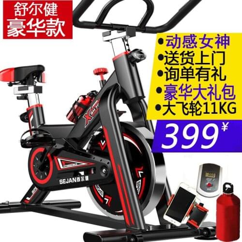 Indoor Ultra-quiet Upright Exercise Bike Stepless Variable Speed Adjustment Home Exercise Fitness Equipment Dynamic Bike