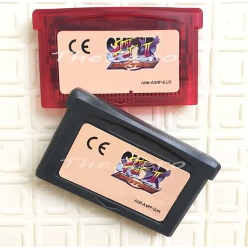 Video Game Cartridge Console Card Super Stre Figh II Turbo Revival for 32 Bit Handheld Player