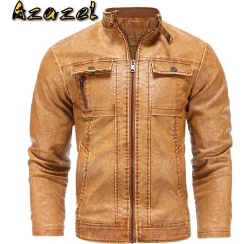 Plus Size 5XL 6XL Motorcycle Mens Leather Jackets with Velvet Flight Mens Leather Coat Winter Streetwear Fashion Topcoat Outwear