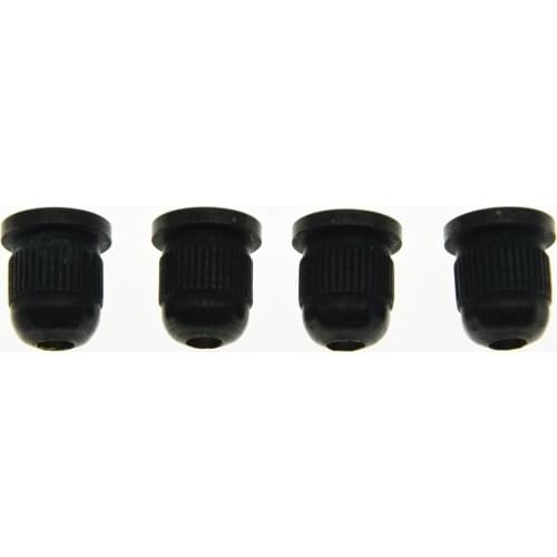 Set of 4 Black 3/8 Inch String Mounting Ferrules Fits 4 String Bass Guitar