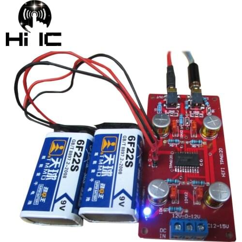 TPA6120 HIFI Headphone Amplifier Board AMP Amplificador Headphone Amplifier Diy Supports Battery Power supply