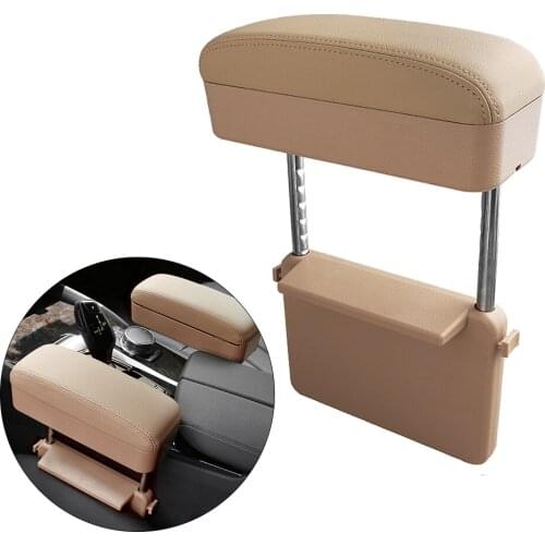 Pu Leather Car Armrests Box For AUDI S1 S3 S4 S5 8T S6 C6 C7 S7 SQ5 8R SQ7 RS3 RS4 RS5 RS6 Car Elbow Support Adjustable Armrest