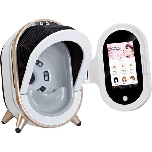 3D Facial Analysis l Care Machine Professional Skin Diagnostic Scanner Moisturizing Portable Skin Analyzer