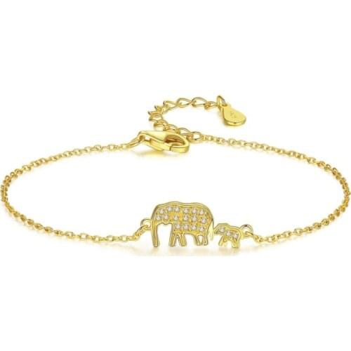 STB4 Bracelets for Women European and American trend Small Bead Rold Rose Gold color Girls charm Bracelet