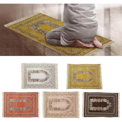 Comfortable Muslim Prayer Rug Ramadan Eid Tapestry Carpet Mat for Men Women