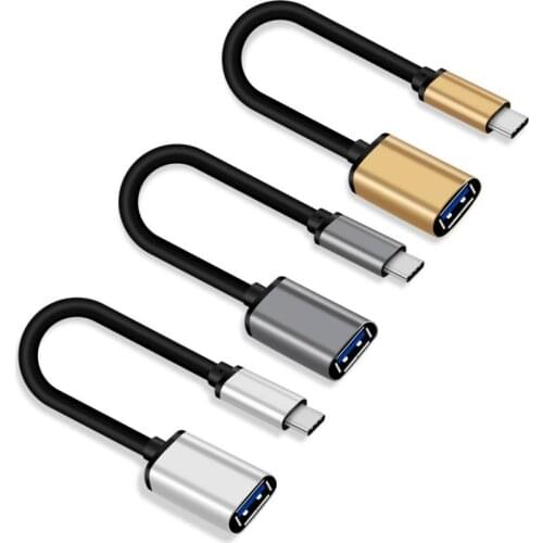 USB 3.1 Type-C Adapter OTG Cable USB Type C Male To USB 3.0 A Female Adapter Cable USB C To USB Adapter For OTG Mobile Devices
