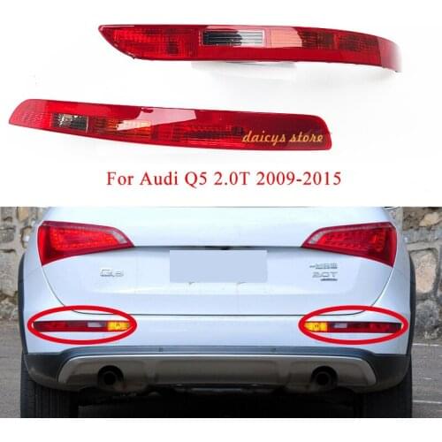 Rear Bumper Reflector Light For A u d i Q5 2.0T 2009-2015 Tail Stop Brake Lamp Rear Turn Signal Bumper Reflector Lights