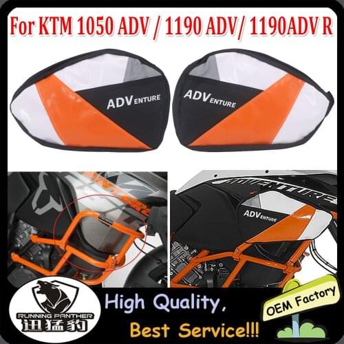 Motorcycle Frame Crash Bars Waterproof Bag Repair Tool Placement Bag For 1050 Adventure 1190 Adventure 1190Adventure R ADV