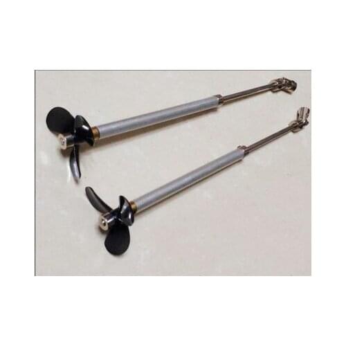 1Pair 4mm Large Thrust Transmission Shaft Assembly Spare Parts for DIY RC Feeding/Fish Boat Model