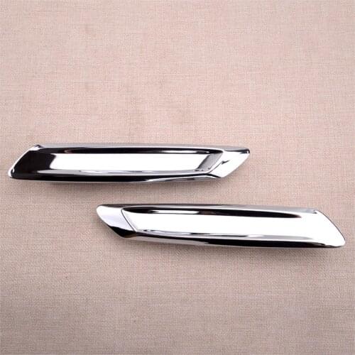 1 Pair Car Exterior Front Fender Trim Molding Panel Cover 51137336645 51137336646 Fit for BMW F10 Sedan 2016 2015 2014 2013