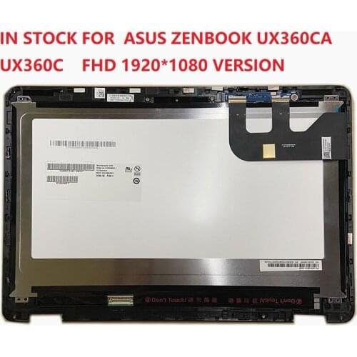 13.3" 1920x1080 FHD Screen LCD LED Screen Touch Digitizer Compatible with FOR ASUS ZENBOOK UX360CA UX360C Digitizer Assembly