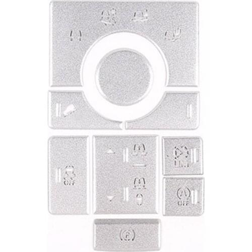 9PCS Interior Center Console Mode Button Trim Cover Sticker for Land Rover Range Rover Sport 2017