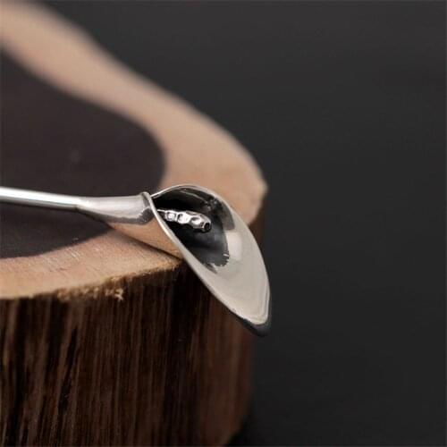 Chinese Hair Stick 925 Sterling Silver Lily Flower Vintage Hair Accessories For Women Fine Jewelry Hanfu Accessorie Pure Silver