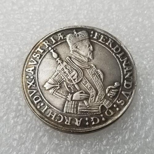 Austrian Brass Silver Plated Commemorative Collectible Coin Gift Lucky Challenge Coin COPY